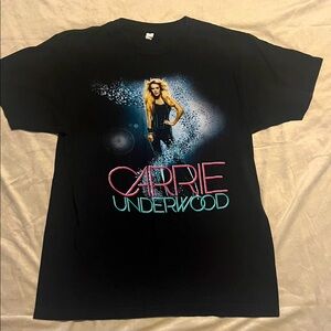 Black Graphic Carrie Underwood T-Shirt